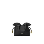 Loewe Mini Coil Flamenco clutch in nappa calfskin, Black | Shoulder & Crossbody Bags | Luxury Shoes 