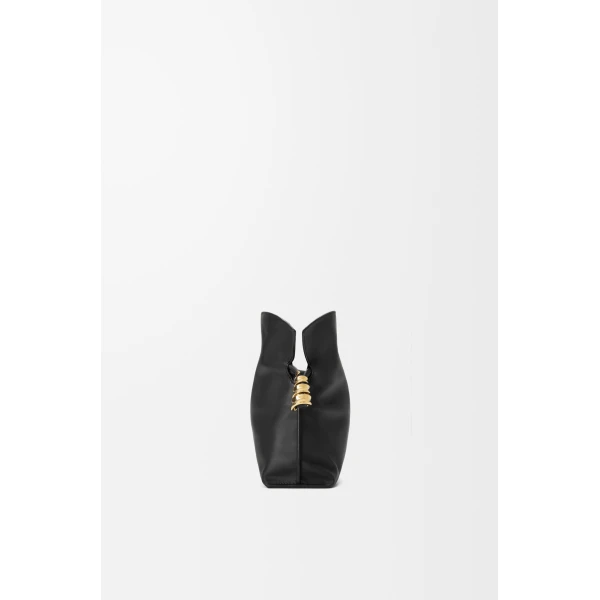 Loewe Mini Coil Flamenco clutch in nappa calfskin, Black | Shoulder & Crossbody Bags | Luxury Shoes 
