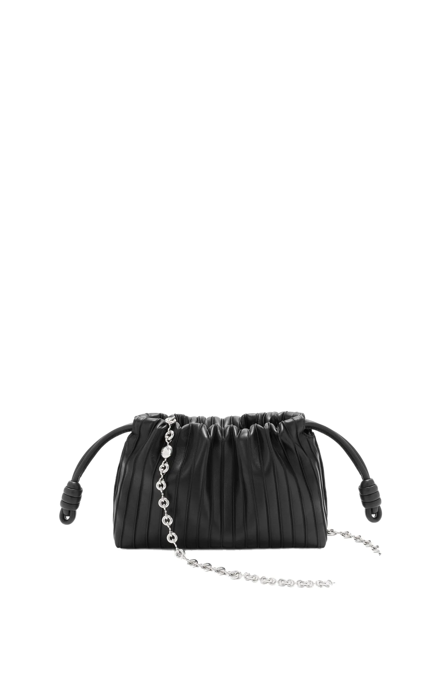 Loewe Mini Flamenco Pleats purse in nappa lambskin, Black | Shoulder & Crossbody Bags | Luxury Shoes Loewe Mini Flamenco Pleats purse in nappa lambskin, Black | Shoulder & Crossbody Bags | Luxury Shoes