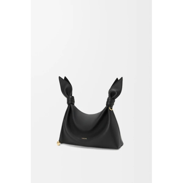 Loewe Mini Scarf bag in smooth calfskin, Black | Shoulder & Crossbody Bags | Luxury Shoes 