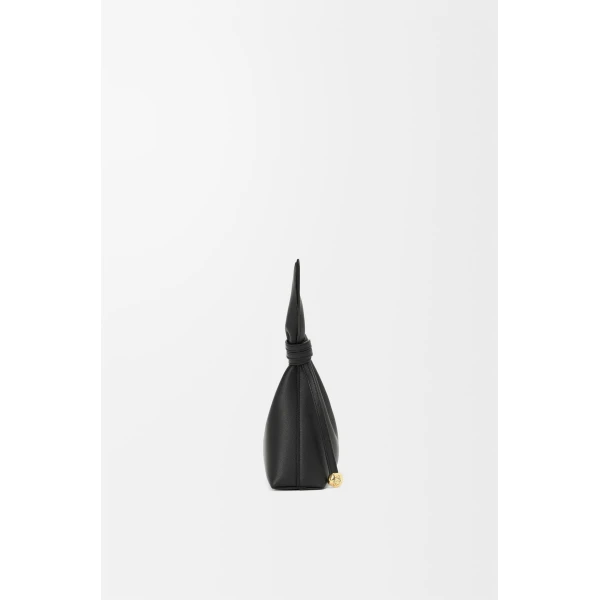 Loewe Mini Scarf bag in smooth calfskin, Black | Shoulder & Crossbody Bags | Luxury Shoes 