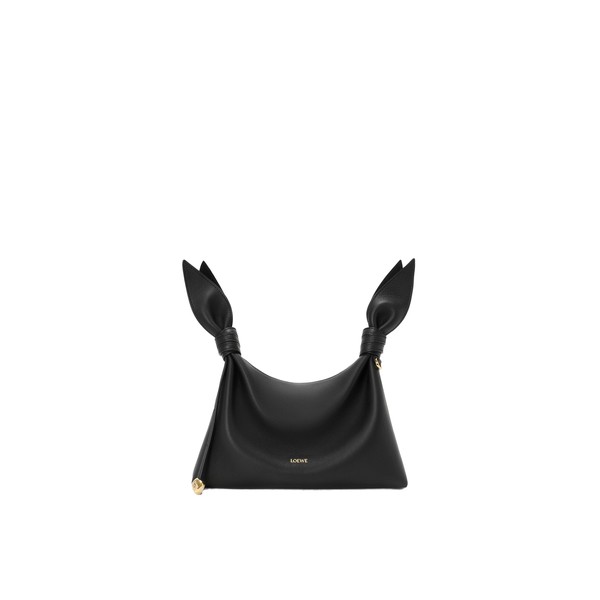 Loewe Mini Scarf bag in smooth calfskin, Black | Shoulder & Crossbody Bags | Luxury Shoes 