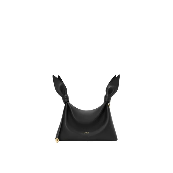 Loewe Mini Scarf bag in smooth calfskin, Black | Shoulder & Crossbody Bags | Luxury Shoes 