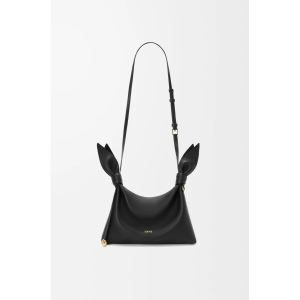 Loewe Mini Scarf bag in smooth calfskin, Black | Shoulder & Crossbody Bags | Luxury Shoes 