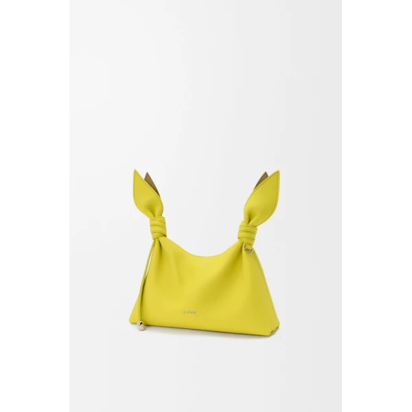 Loewe Mini Scarf bag in smooth calfskin, Lemon | Shoulder & Crossbody Bags | Luxury Shoes 
