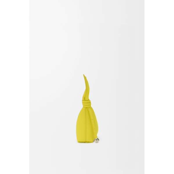Loewe Mini Scarf bag in smooth calfskin, Lemon | Shoulder & Crossbody Bags | Luxury Shoes 