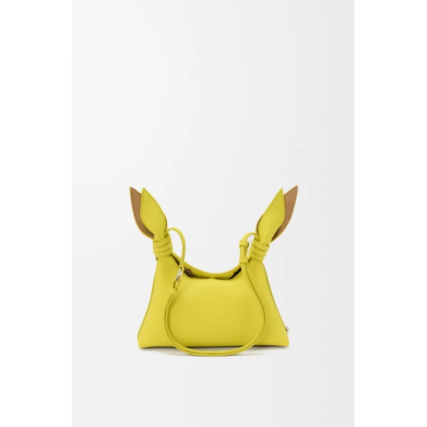Loewe Mini Scarf bag in smooth calfskin, Lemon | Shoulder & Crossbody Bags | Luxury Shoes 
