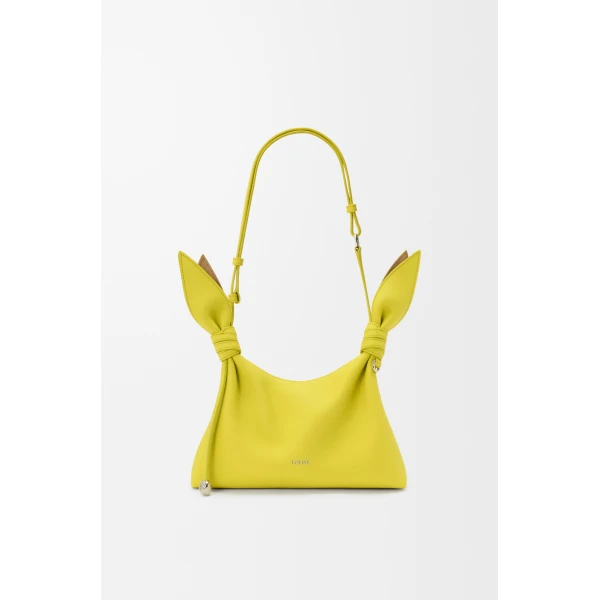 Loewe Mini Scarf bag in smooth calfskin, Lemon | Shoulder & Crossbody Bags | Luxury Shoes 
