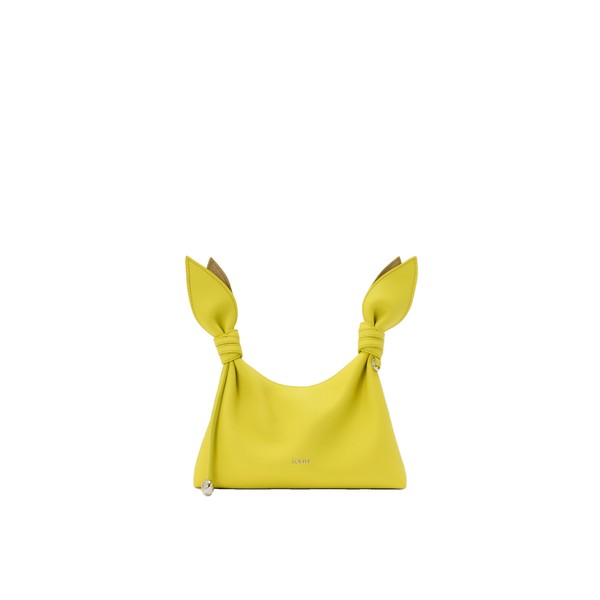 Loewe Mini Scarf bag in smooth calfskin, Lemon | Shoulder & Crossbody Bags | Luxury Shoes 