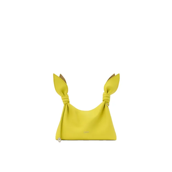 Loewe Mini Scarf bag in smooth calfskin, Lemon | Shoulder & Crossbody Bags | Luxury Shoes 