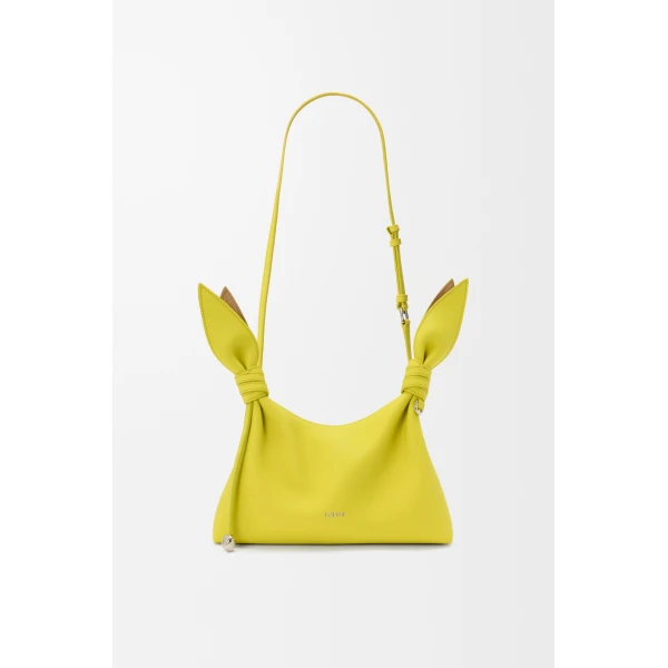 Loewe Mini Scarf bag in smooth calfskin, Lemon | Shoulder & Crossbody Bags | Luxury Shoes 