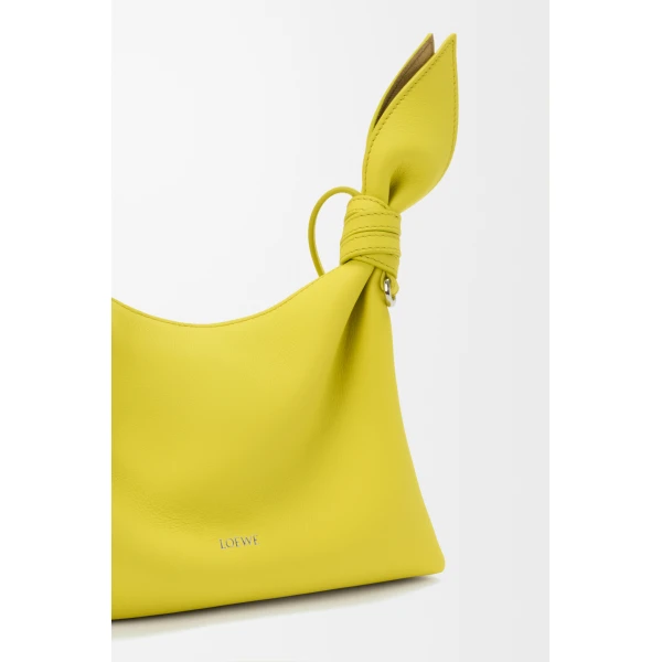 Loewe Mini Scarf bag in smooth calfskin, Lemon | Shoulder & Crossbody Bags | Luxury Shoes 