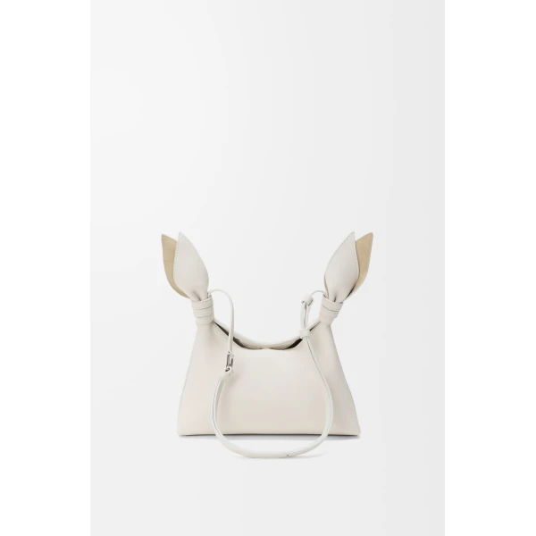 Loewe Mini Scarf bag in smooth calfskin, Soft White | Shoulder & Crossbody Bags | Luxury Shoes 