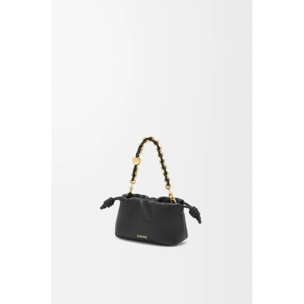 Loewe Nano Flamenco purse in mellow nappa lambskin, Black | Clutch Bags | Luxury Shoes 
