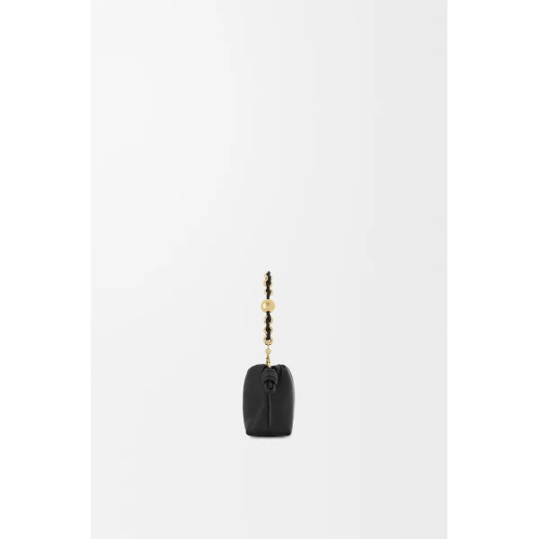 Loewe Nano Flamenco purse in mellow nappa lambskin, Black | Clutch Bags | Luxury Shoes 