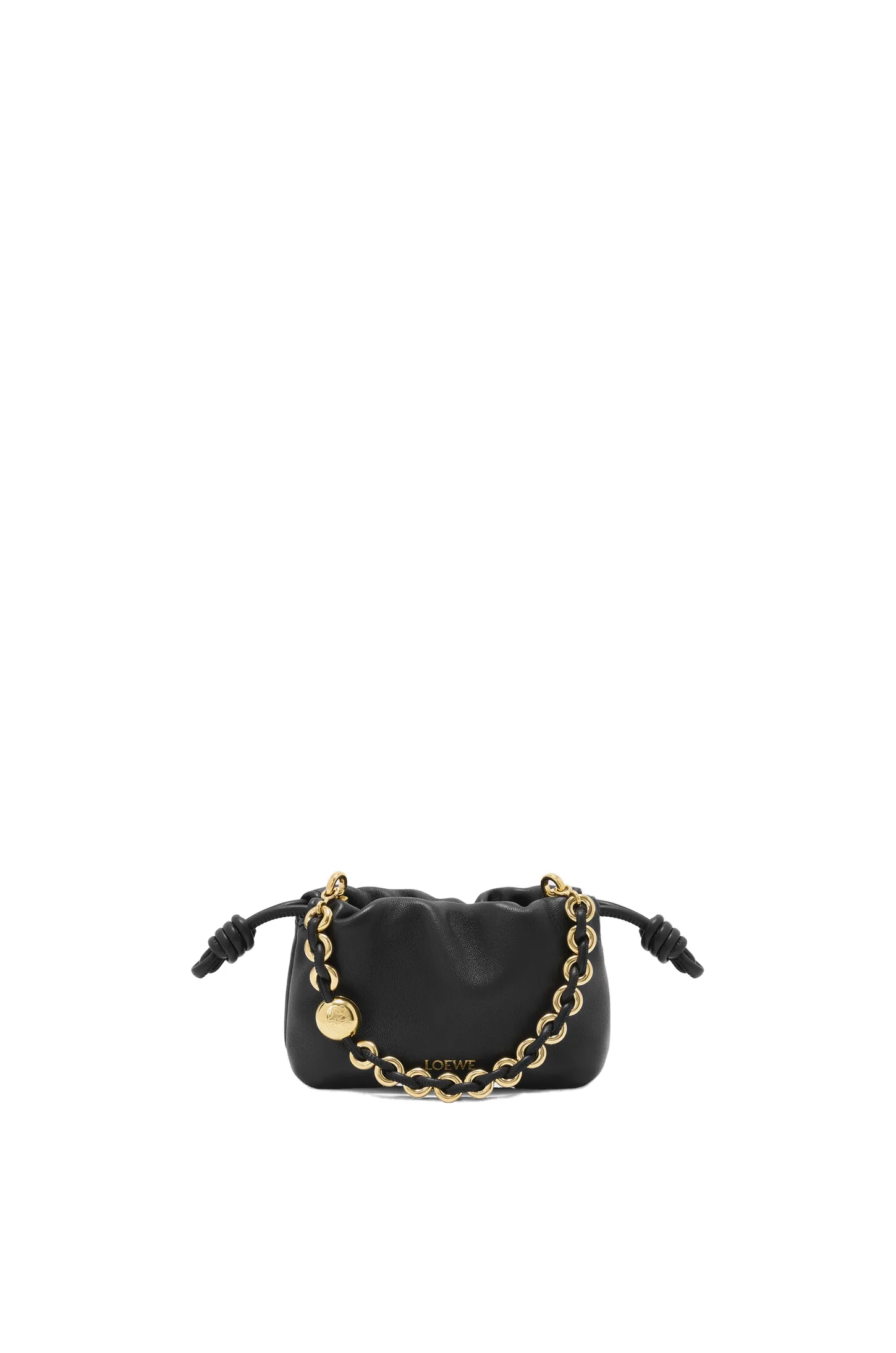 Loewe Nano Flamenco purse in mellow nappa lambskin, Black | Clutch Bags | Luxury Shoes Loewe Nano Flamenco purse in mellow nappa lambskin, Black | Clutch Bags | Luxury Shoes