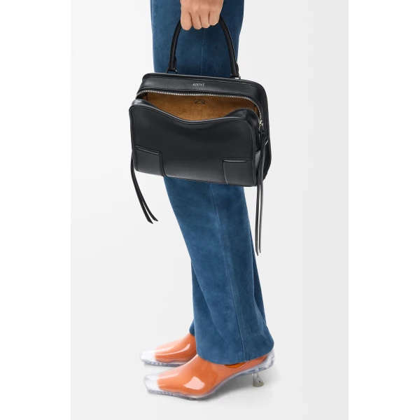 Loewe Small Amazona 180 bag in soft calfskin, Black | Totes & Top-Handle Bags | Luxury Shoes 