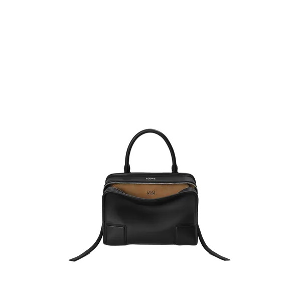 Loewe Small Amazona 180 bag in soft calfskin, Black | Totes & Top-Handle Bags | Luxury Shoes 