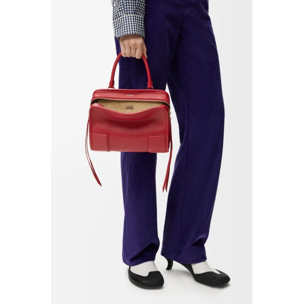 Loewe Small Amazona 180 bag in soft calfskin, Carmine Red | Totes & Top-Handle Bags | Luxury Shoes 