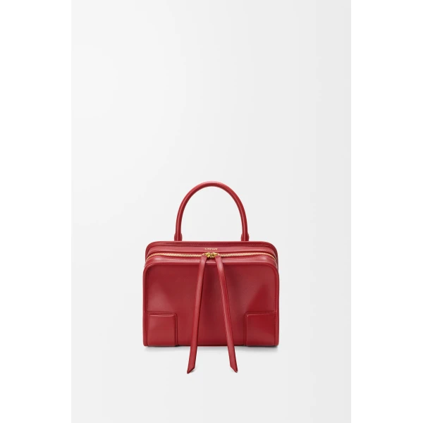 Loewe Small Amazona 180 bag in soft calfskin, Carmine Red | Totes & Top-Handle Bags | Luxury Shoes 