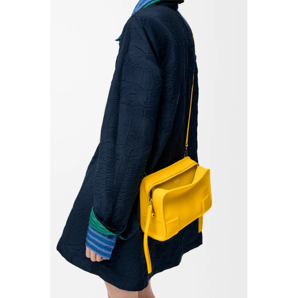 Loewe Small Amazona 180 bag in soft calfskin, Daisy Yellow | Totes & Top-Handle Bags | Luxury Shoes 