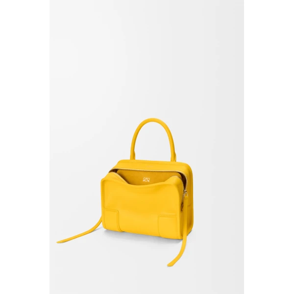 Loewe Small Amazona 180 bag in soft calfskin, Daisy Yellow | Totes & Top-Handle Bags | Luxury Shoes 