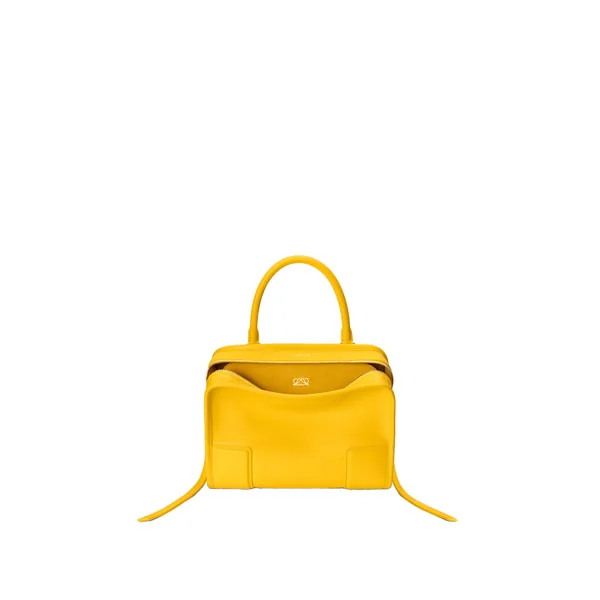 Loewe Small Amazona 180 bag in soft calfskin, Daisy Yellow | Totes & Top-Handle Bags | Luxury Shoes 