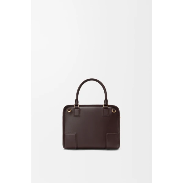 Loewe Small Amazona 180 bag in soft calfskin, Dark Chestnut | Totes & Top-Handle Bags | Luxury Shoes 