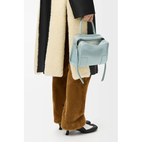 Loewe Small Amazona 180 bag in soft calfskin, Mineral Mist | Totes & Top-Handle Bags | Luxury Shoes 