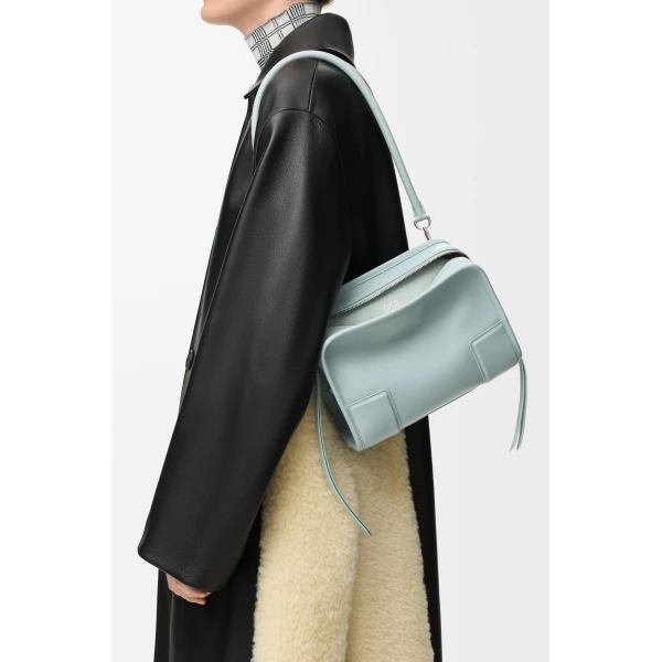 Loewe Small Amazona 180 bag in soft calfskin, Mineral Mist | Totes & Top-Handle Bags | Luxury Shoes 
