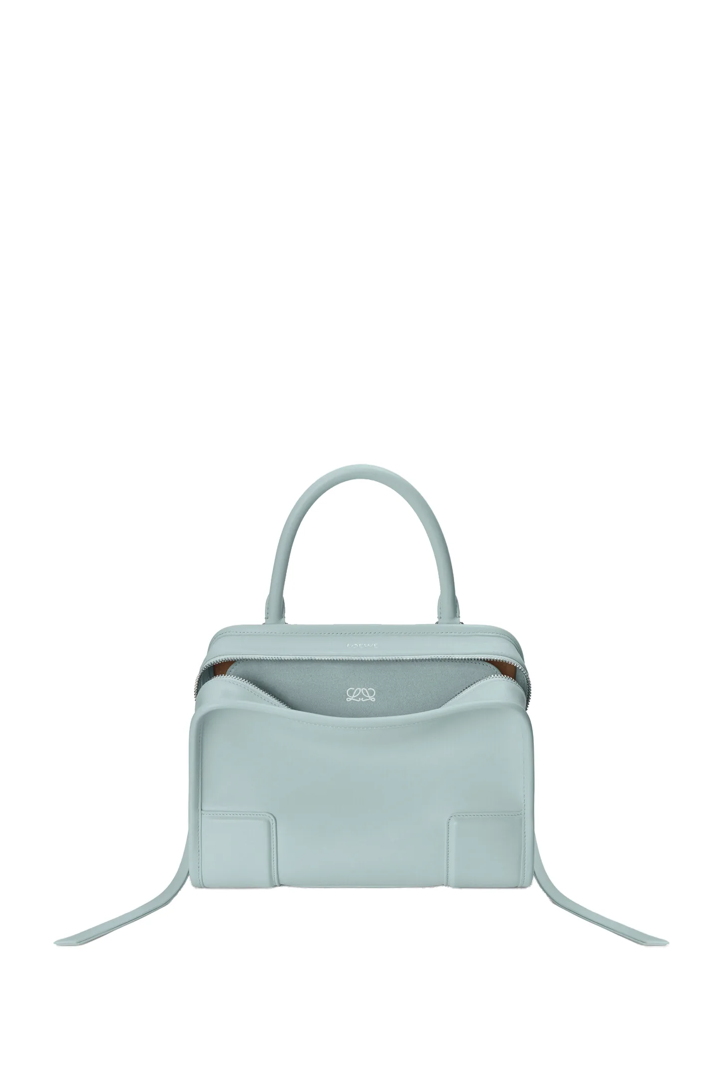 Loewe Small Amazona 180 bag in soft calfskin, Mineral Mist | Totes & Top-Handle Bags | Luxury Shoes Loewe Small Amazona 180 bag in soft calfskin, Mineral Mist | Totes & Top-Handle Bags | Luxury Shoes