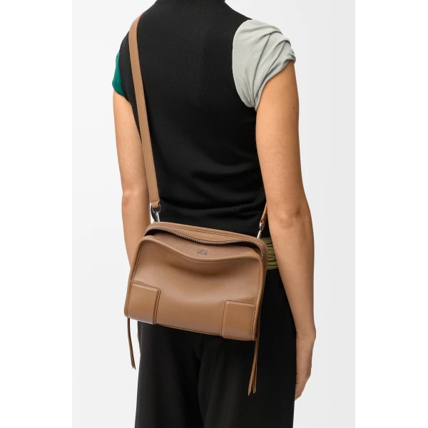Loewe Small Amazona 180 bag in soft calfskin, Mocha | Totes & Top-Handle Bags | Luxury Shoes 