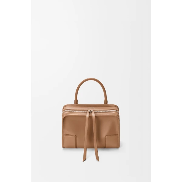 Loewe Small Amazona 180 bag in soft calfskin, Mocha | Totes & Top-Handle Bags | Luxury Shoes 