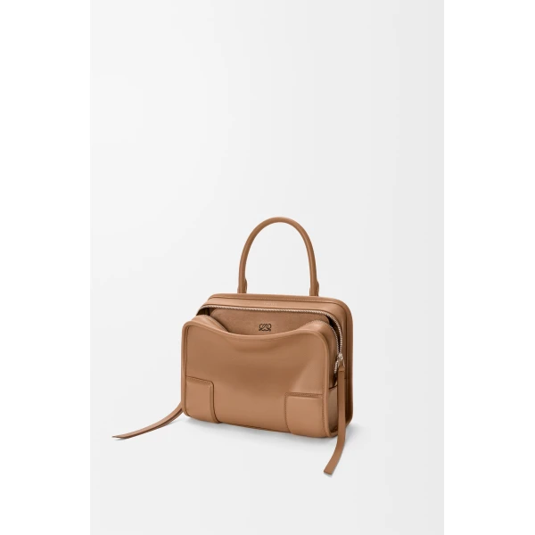 Loewe Small Amazona 180 bag in soft calfskin, Mocha | Totes & Top-Handle Bags | Luxury Shoes 