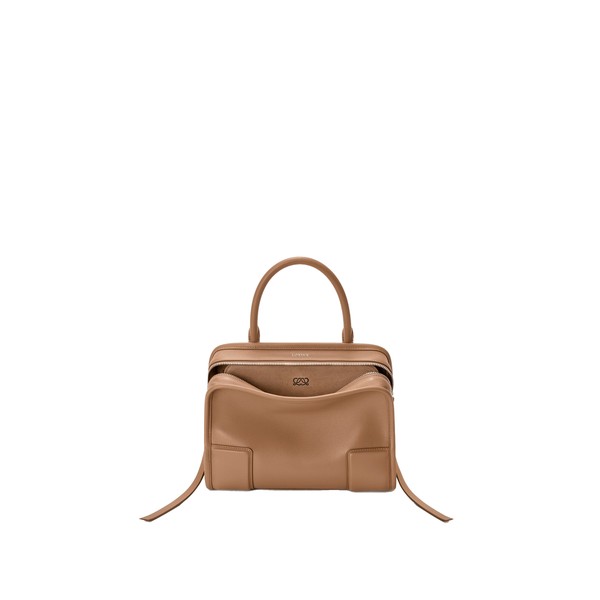 Loewe Small Amazona 180 bag in soft calfskin, Mocha | Totes & Top-Handle Bags | Luxury Shoes 
