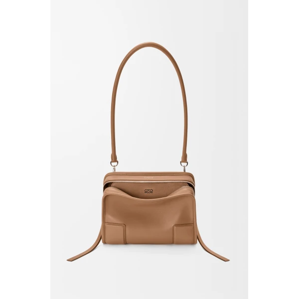 Loewe Small Amazona 180 bag in soft calfskin, Mocha | Totes & Top-Handle Bags | Luxury Shoes 