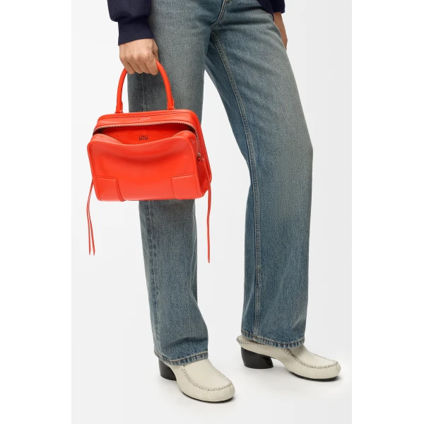 Loewe Small Amazona 180 bag in soft calfskin, Sunrise Orange | Totes & Top-Handle Bags | Luxury Shoes 
