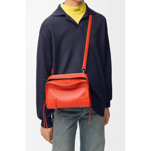 Loewe Small Amazona 180 bag in soft calfskin, Sunrise Orange | Totes & Top-Handle Bags | Luxury Shoes 