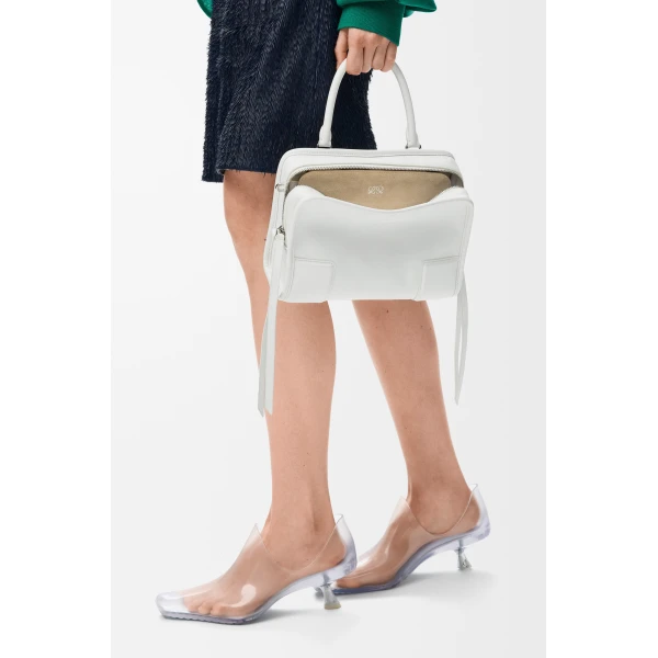 Loewe Small Amazona 180 bag in soft calfskin, White | Totes & Top-Handle Bags | Luxury Shoes 