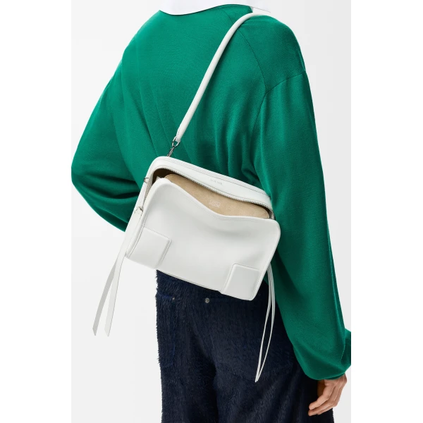 Loewe Small Amazona 180 bag in soft calfskin, White | Totes & Top-Handle Bags | Luxury Shoes 