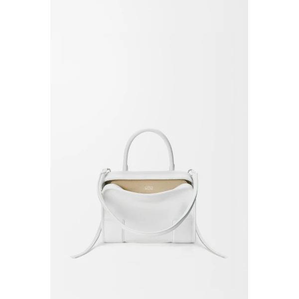 Loewe Small Amazona 180 bag in soft calfskin, White | Totes & Top-Handle Bags | Luxury Shoes 