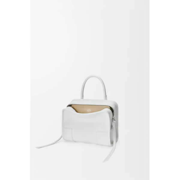 Loewe Small Amazona 180 bag in soft calfskin, White | Totes & Top-Handle Bags | Luxury Shoes 
