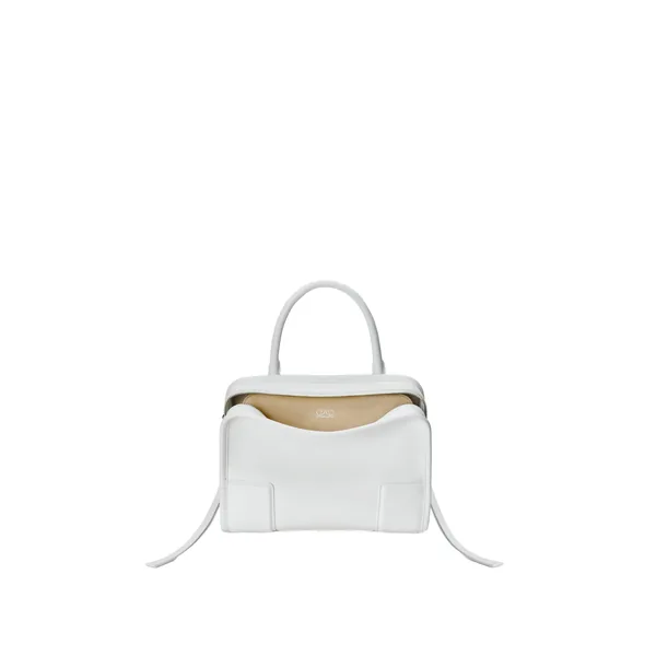 Loewe Small Amazona 180 bag in soft calfskin, White | Totes & Top-Handle Bags | Luxury Shoes 