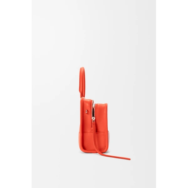 Loewe Small Amazona 180 bag in woven calfskin, Sunrise Orange | Totes & Top-Handle Bags | Luxury Shoes 