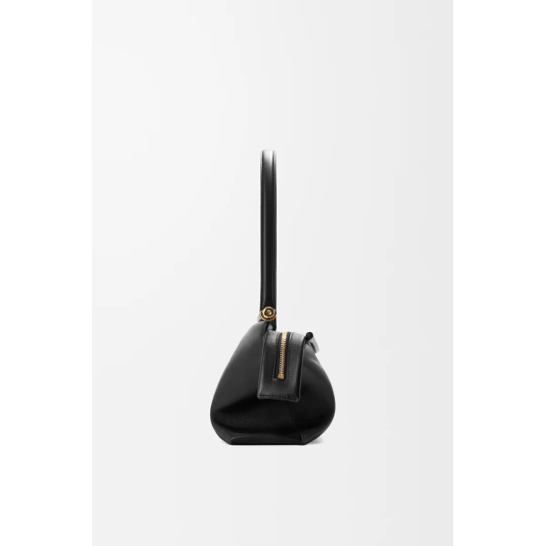 Loewe Small Whisker bag in glazed calfskin, Black | Shoulder & Crossbody Bags | Luxury Shoes 