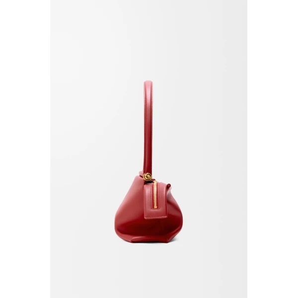 Loewe Small Whisker bag in glazed calfskin, Carmine Red | Shoulder & Crossbody Bags | Luxury Shoes 