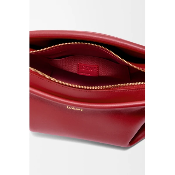 Loewe Small Whisker bag in glazed calfskin, Carmine Red | Shoulder & Crossbody Bags | Luxury Shoes 