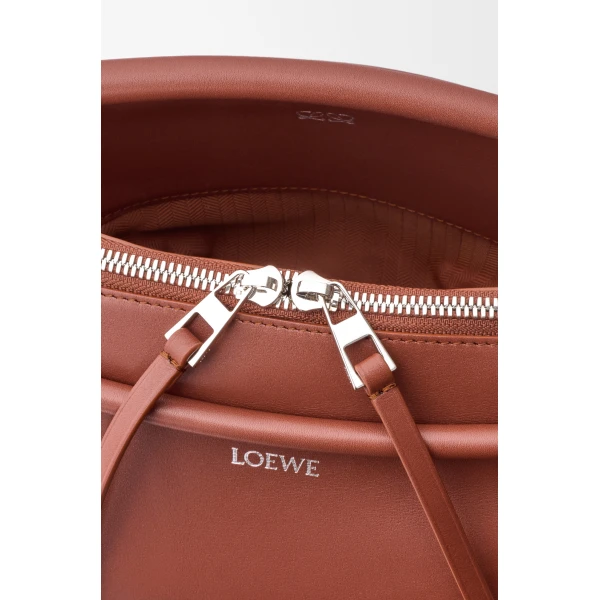 Loewe Small Whisker bag in glazed calfskin, Cognac | Shoulder & Crossbody Bags | Luxury Shoes 