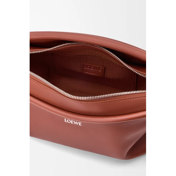 Loewe Small Whisker bag in glazed calfskin, Cognac | Shoulder & Crossbody Bags | Luxury Shoes 