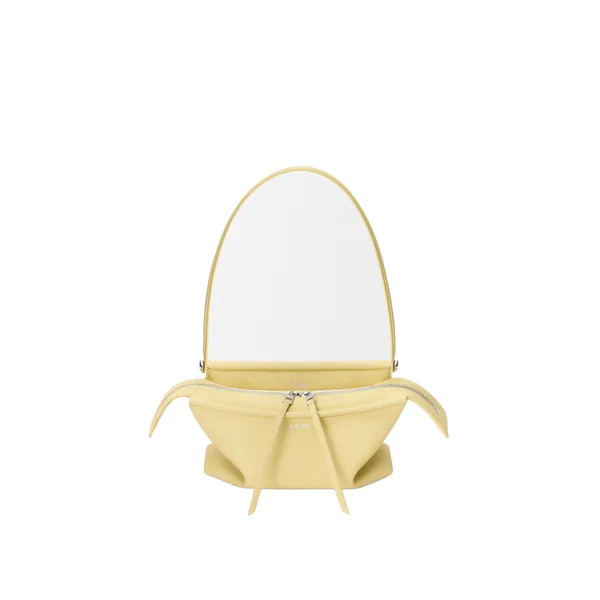 Loewe Small Whisker bag in glazed calfskin, Vanilla | Shoulder & Crossbody Bags | Luxury Shoes 